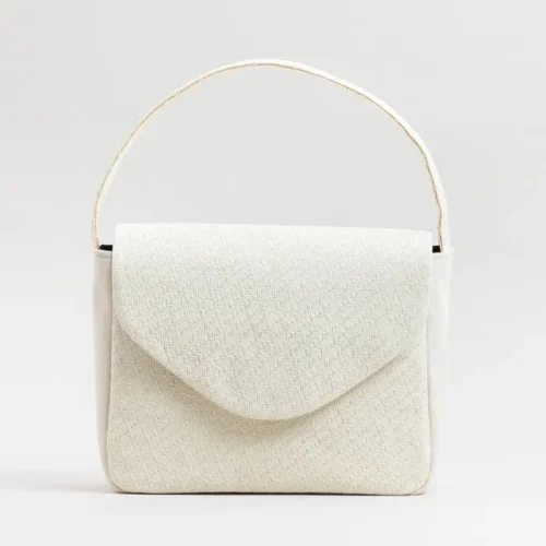 ハンドバッグ　白