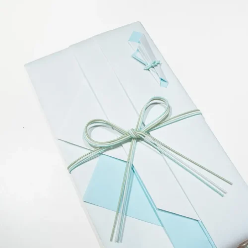 懐紙のご祝儀袋_もろわな_水色_アップ