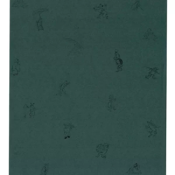 鳥獣戯画黒-500x500